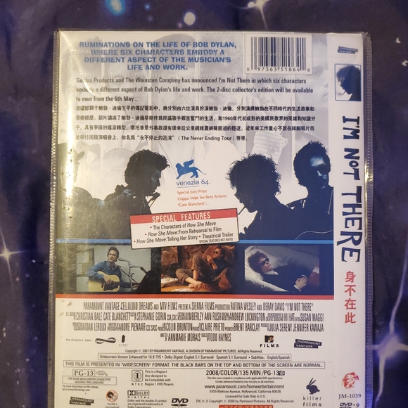 I'm Not There DVD NEW - Picture 2 of 2